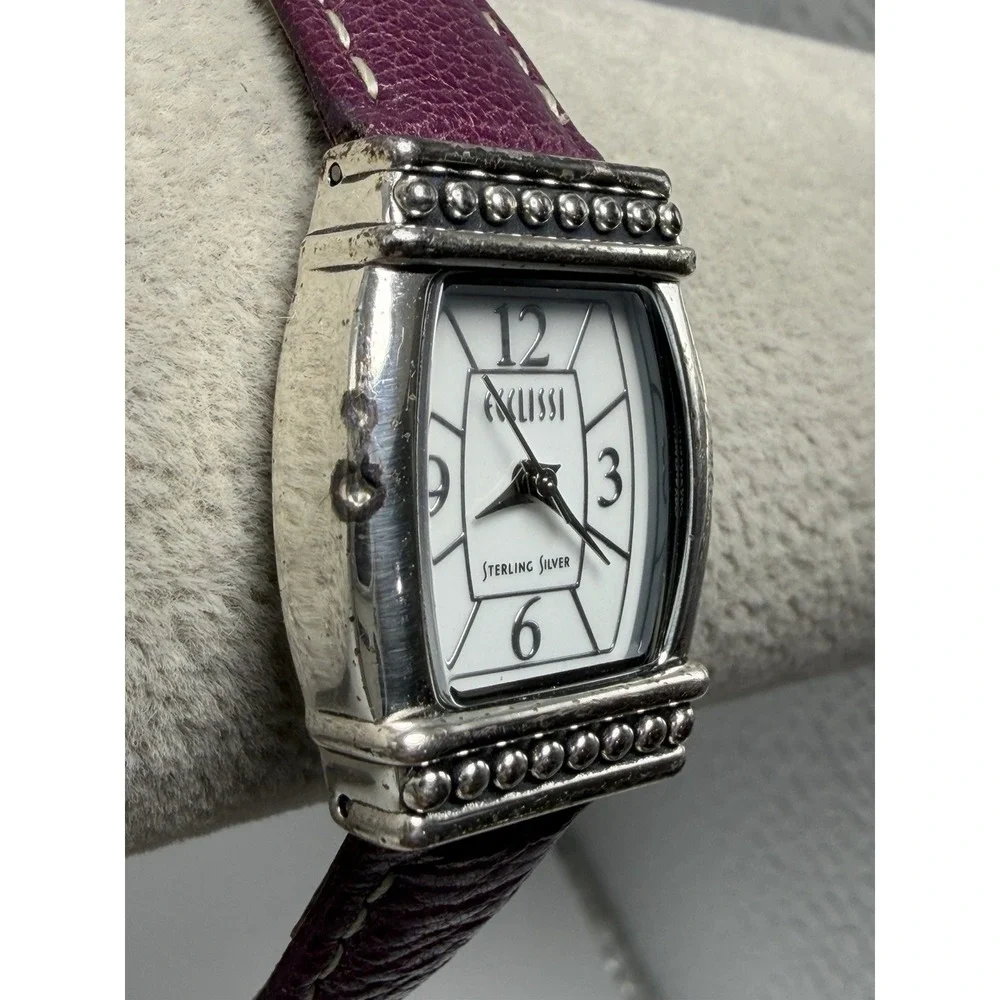 Ecclissi 23520 New Battery Sterling Silver 925 Ladies Watch 21MM 7.25
